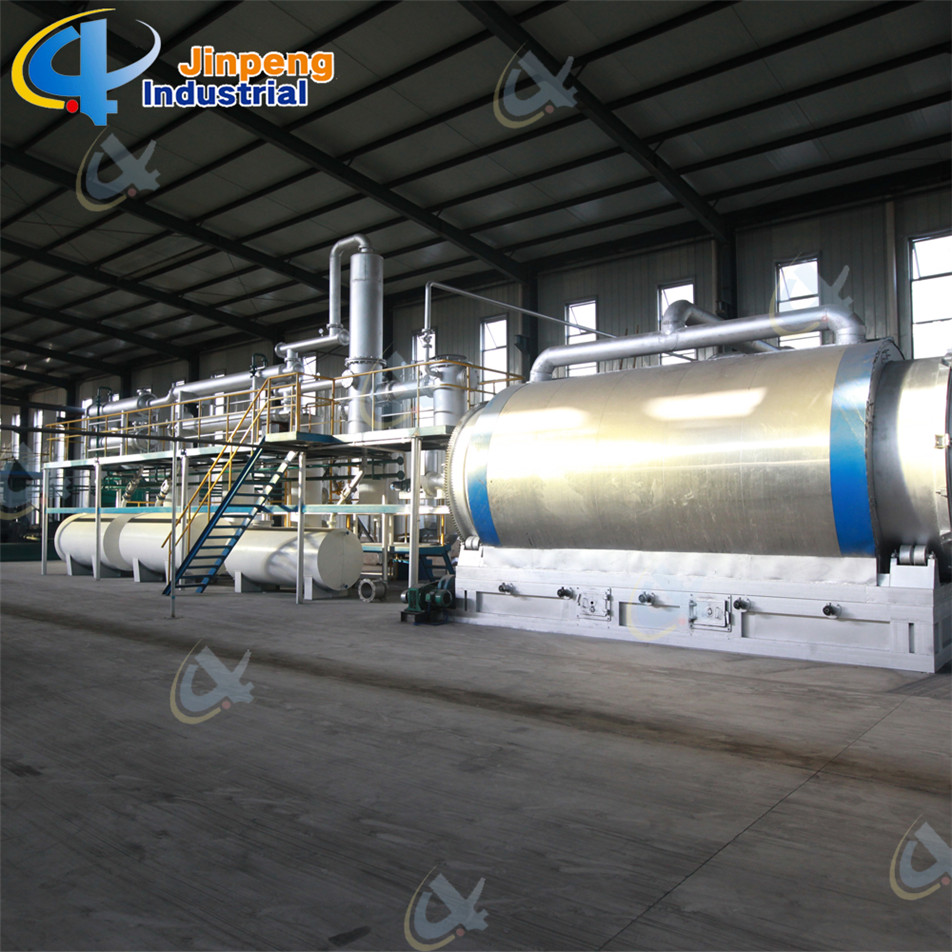 Waste Rubber Tire and Plastics Recycling Pyrolysis Machine