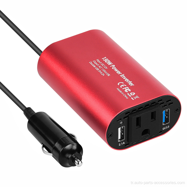 USB akıllı araba güç invertörlü araba invertör