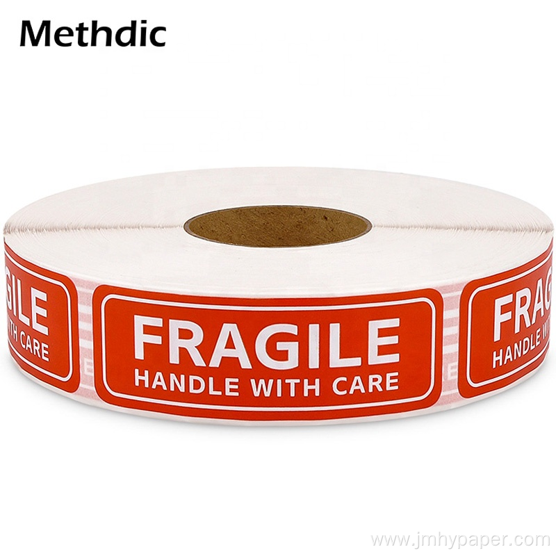 Fragile stickers warning customized label