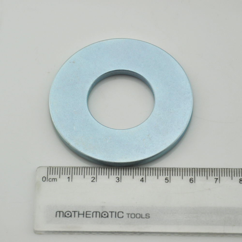 Súper fuerte permanente N52 NDFEB Zn Ring Magnet