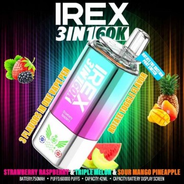 Borong irex 3in1 60k puffs vape