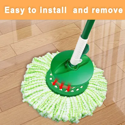 Reusable Microfiber Spin Mop Refill Head for Libman Tornado Spin Mop