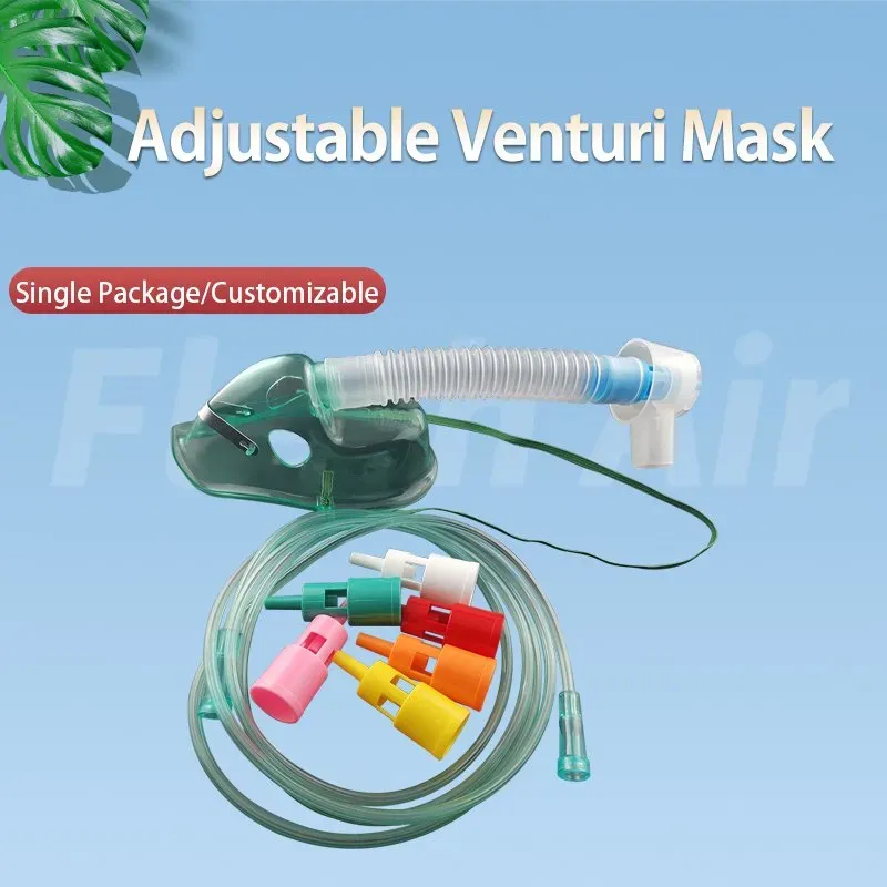 Disposable Medical Grade PVC Tube Catheter Oxygen Mask
