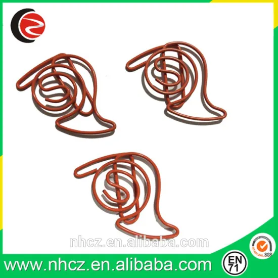 French Horn Shaped Paper Clips,wire clip