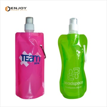 Custom Logo Printed Collapsible Foldable Water Bottle