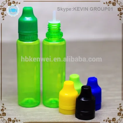 plastic eye dropper glue dropper bottle 30ml PET plastic clear brush cap glue bottle