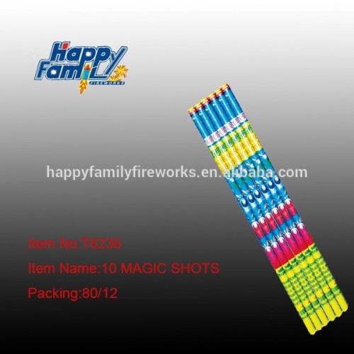 T6236 10 Magic Shots / Canldes / Consumer fireworks