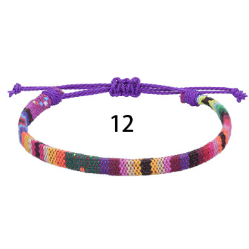 Bohemian Wholesale Nepal Fabric Woven Bracelets