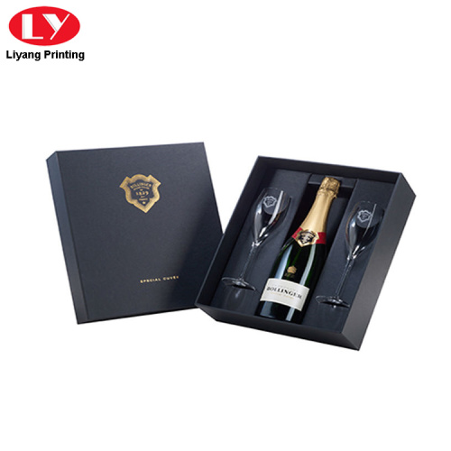 luxury wine glass cardboard gift box