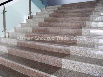 Polished Indoor Staircase with Engineering Modern Design