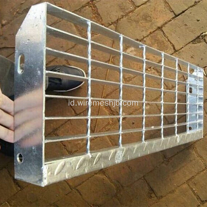 Hot-dip Galvanized Steel Grating Luar Tangga Tapak