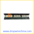 24 Port Cat 5e Shielded Patch Panel