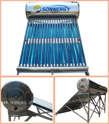 Low pressure solar water heater, Integrative Calentadores solares de agua