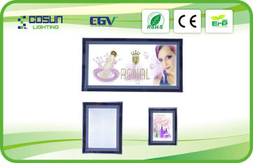 Double Sided Led Crystal Slim Light Box Sign For Advertisement , Eco-friendly