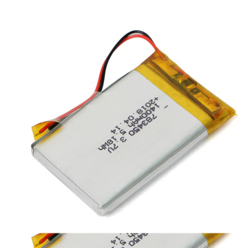 Qualité garantie 783450 3.7V 1400mAh 5.18Wh Lipo Battery