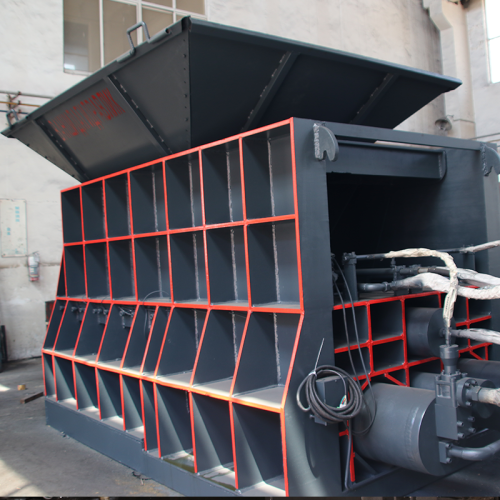 Cisalhamento de contêiner hidráulico automático para reciclagem de plantas