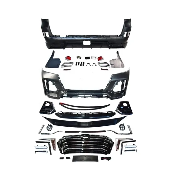 Sienna GR bumper front lip LED light bodykit