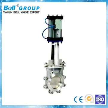 cast iron pneumatic knife gate valve dn250