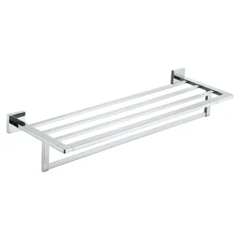 Wall Mounted Chrome Bathroom Hardware Towel Rack Set