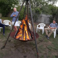 Corten Steel Wood Burning Fire Pit Bowl