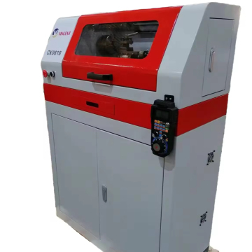 CK0618 Mini CNC Lathe Machine for Teaching - 3 Axes Single Spindle 4 Tool Post Stations