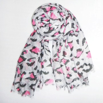 100% polyester lady's fashion scarf