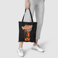 Baller Spirit Hustle Heart Canvas Tote