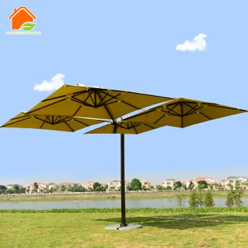Big Size Unique Patio Umbrella with Aluminium Pole for Garden and Pool