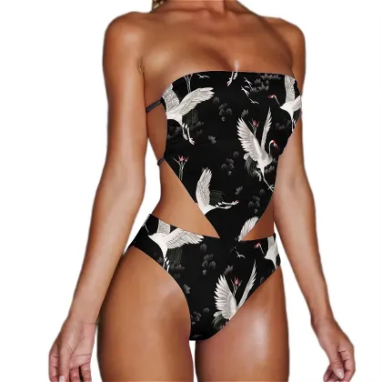 Custom Printed Summer Bikini for Women - Tiny Beach Swimwear Swimsuit & Beachwear