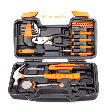 YUHANG 39-Piece Cutting Plier Tool Set with Blue Plastic Toolbox