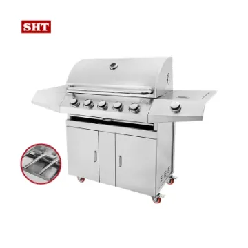 Outdoor Kitchen Modern Portable Gas Grill BBQ Grill Outdoor Barbecue Grill in Spanish