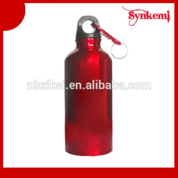 500ml Portable aluminum sports bottle with carabiner