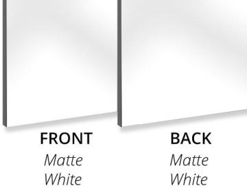 Aluminum Composite Panel 2440*1220mm 3mm MatteWhite PE Core