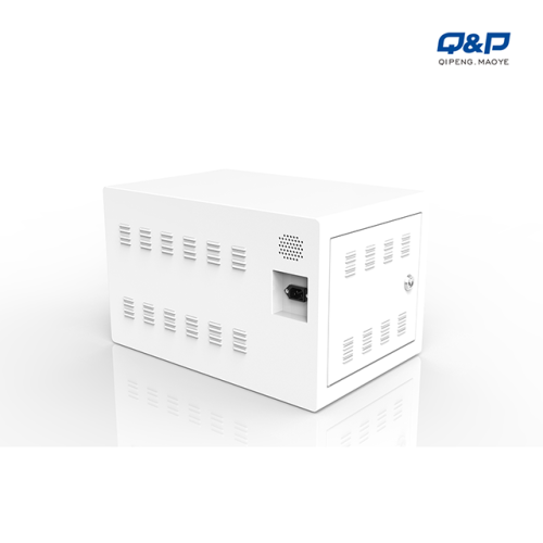 Wall mounted charging cart in store
