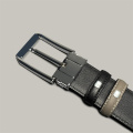 Premium Grey-Green Business Men's Leather Belt