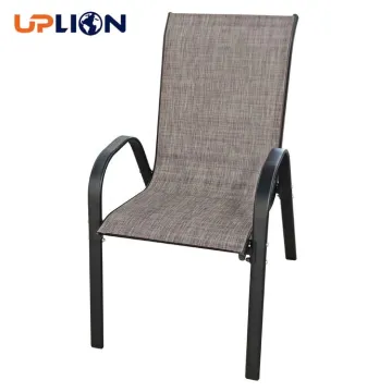 Uplion Grey Knock Down Patio Pro Garden Chairs - Metal Outdoor Sling Reclining Chair" 

However, for better SEO and clarity, you might consider:

"Uplion Grey Metal Outdoor Sling Reclining Patio Chair - Knock Down Garden Chair