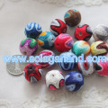 New Fashion 14MM Bunte Wollperlen Schmuck DIY Finding Beads