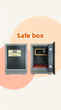 Factory Supply Large Capacity Heavy Fireproof Safe Anti-Theft Metal Safety Box