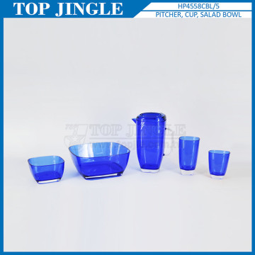 Deft Design Square Shape Blue Container Set