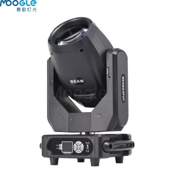 Moogle Stage Dj Light LED Moving Head, 250W BSW Beam Spot Wash 3in1 with 50 Color Options