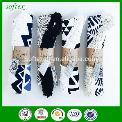 wholesale cotton1500mm roundie towels beach people