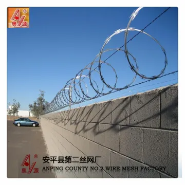 Low price concertina razor barbed wire,razor wire mesh