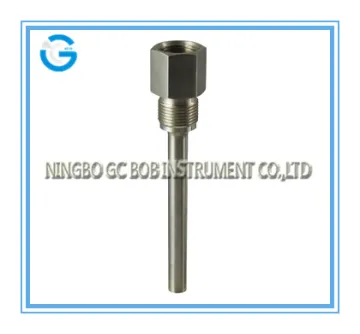 High quality thermometer with brass thermowell