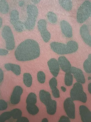 Printed small leopard print PU leather