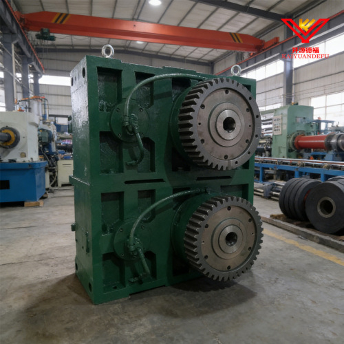 Reductor de engranajes de extrusión de caucho de doble salida verde