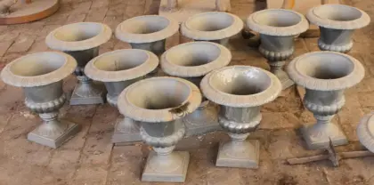 cast iron garden decorative pot