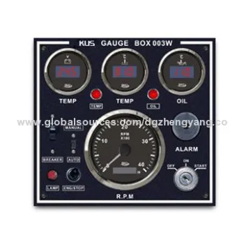 Instrument Gauge Set for Tractors, Alarm Indicating Function, IP67 Protection Rank