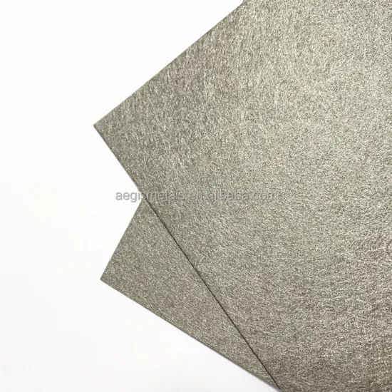 99.95% Pure Nickel Felt for Electrolyzers - Various Thicknesses (0.25mm, 0.3mm, 0.4mm, 0.6mm, 0.8mm)