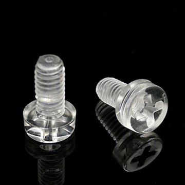 アクリルプラスチックネジ：M3、M4、M5、M6透明なナイロンクロスヘッド