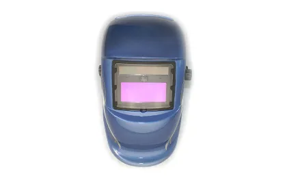 Plastic Auto Darkening Welding Mask Blue , Tig Welding Helmet